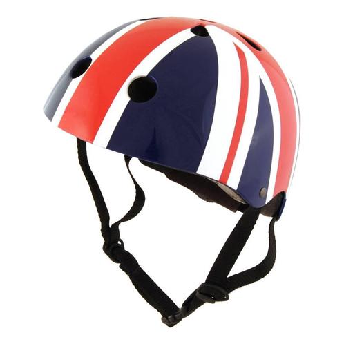 Kiddimoto Kinder Fietshelm Union Jack Medium (53 - 58 cm), Fietsen en Brommers, Fietsaccessoires | Fietshelmen, Nieuw, Verzenden