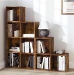 Boekenkast 6/10 Vakken –Houten Wandrek Industrieel en Modern, Huis en Inrichting, Kasten | Boekenkasten, Verzenden, Nieuw