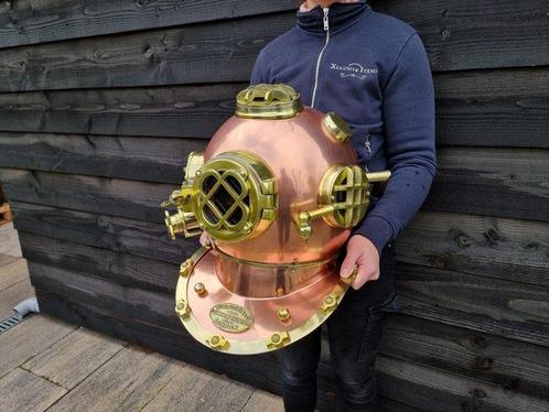 Duikhelm - Metaal - XL - Amerikaanse marine, Antiek en Kunst, Curiosa en Brocante