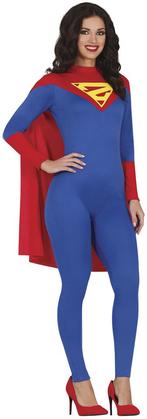 Supergirl Kostuum Blauw Dames, Kleding | Dames, Carnavalskleding en Feestkleding, Nieuw, Verzenden