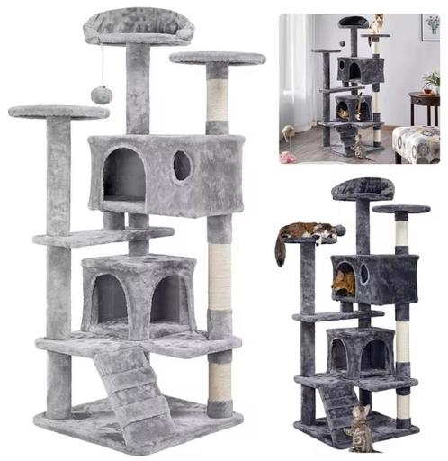 XXL Multi-Niveau Krabpaal - Krabmeubel Nieuw Design Condo, Dieren en Toebehoren, Krabmeubelen, Krabpaal, Nieuw, Verzenden