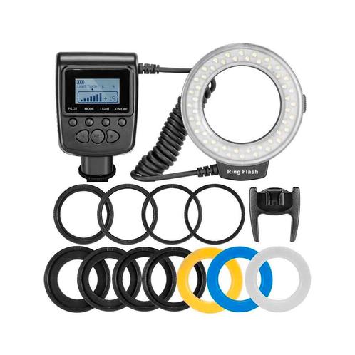 Travor Macro Led Ring Flash voor Canon, Nikon en Sony, Audio, Tv en Foto, Fotografie | Flitsers, Verzenden