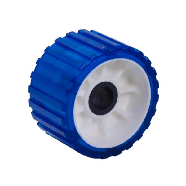 Bootrol / kimrol PVC blauw 128x75mm asgat 26mm KNOTT, Watersport en Boten, Boottrailers, Nieuw, Ophalen of Verzenden