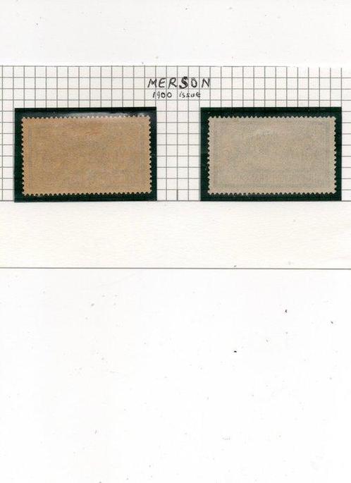 Frankrijk 1900 - Merson - waarde €2200 - Yvert Nos 122 & 123, Postzegels en Munten, Postzegels | Europa | Frankrijk