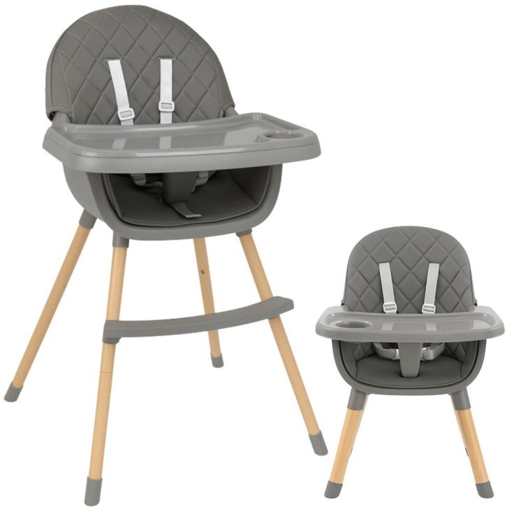 Multifunctionele Kinderstoel hout - hoge lage houten stoel, Kinderen en Baby's, Kinderstoelen, Nieuw, Verzenden