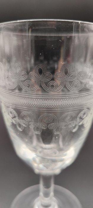 Drinkservies (5) - Baccarat - Kristal gegraveerd zeldzaam, Antiek en Kunst, Antiek | Glas en Kristal