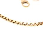 Gouden Venetiaanse ketting | 45 cm (schakelketting), Ophalen of Verzenden, Gebruikt, Overige kleuren, Goud