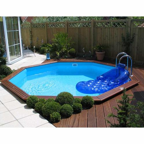 Gardipool Octoo houten zwembad - Ø5.00 x 1.20 m, Tuin en Terras, Zwembaden, Nieuw, Verzenden