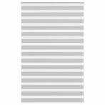 vidaXL Zebra rolgordijn 145x200 cm stofbreedte 140,9 cm, Verzenden, Nieuw, Grijs