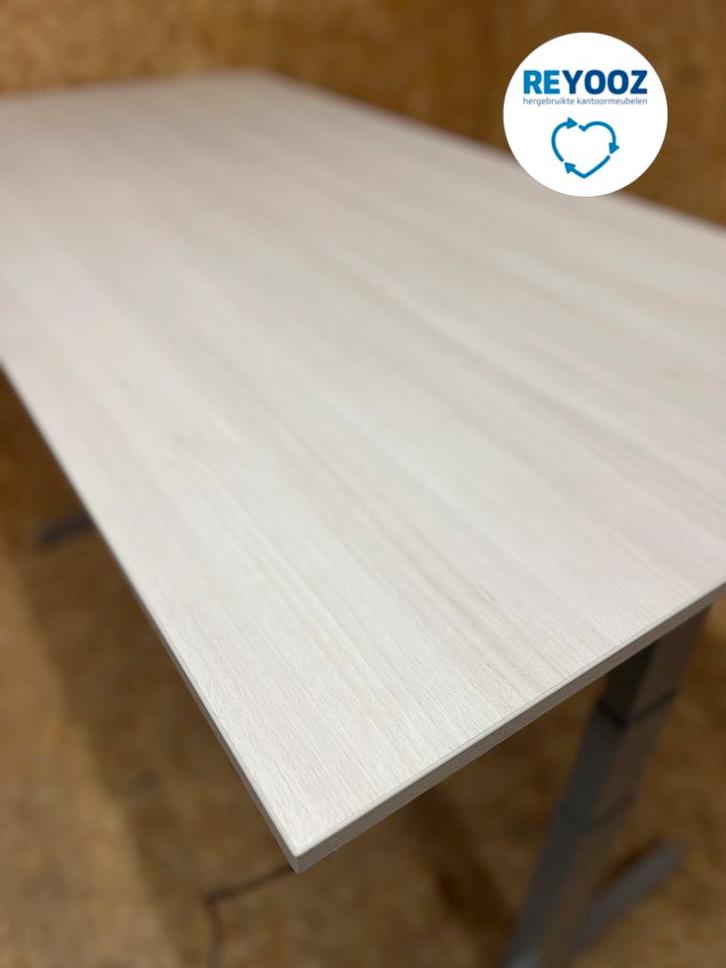 Ahrend Balance slinger zit-zit bureau - 160x80 - zilverg..., Zakelijke goederen, Kantoor en Winkelinrichting | Kantoormeubilair en Inrichting