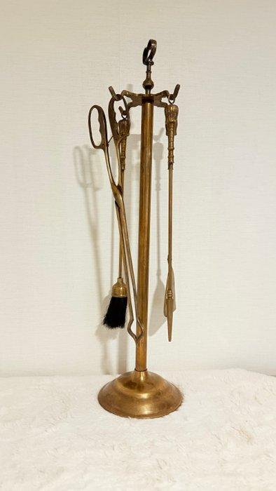 Openhaard accessoire - Messing, Antiek en Kunst, Curiosa en Brocante