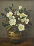 Gerrit David Labots (1869 - 1959) - Kerstrozen en hulst