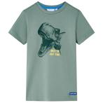 vidaXL Kindershirt 140 kakikleurig, Verzenden, Nieuw