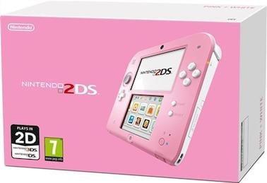 Nintendo 2DS Wit/Roze in Doos (Nette Staat & Krasvrije Sc..., Spelcomputers en Games, Spelcomputers | Nintendo 2DS en 3DS, Zo goed als nieuw
