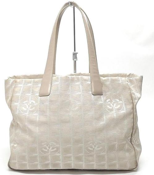 Chanel New Traveline schoudertas Leder Canvas Tassen