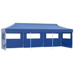 vidaXL Vouwtent pop-up met 5 zijwanden 3x9 m blauw, Verzenden, Nieuw