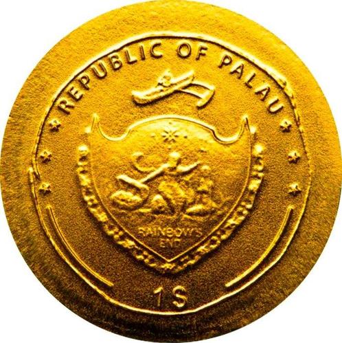 Palau. 1 Dollar 2010 Gold Aureus of Emperor Nero - Roman, Postzegels en Munten, Munten | Europa | Niet-Euromunten