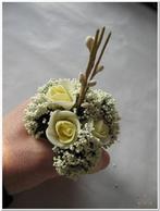 Corsage Miniroos New Style Pick Creme, Hobby en Vrije tijd, Knutselen, Ophalen of Verzenden, Nieuw