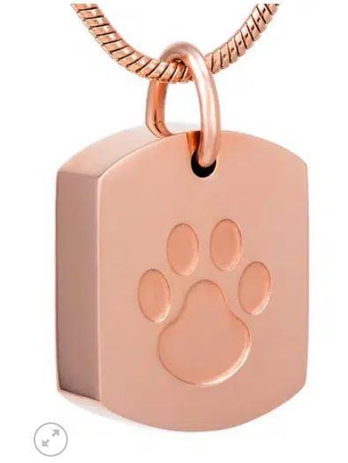 Assieraad, ashanger dierenpoot rosegold rvs, Sieraden, Tassen en Uiterlijk, Kettinghangers, Overige kleuren, Nieuw, Dier, Overige materialen