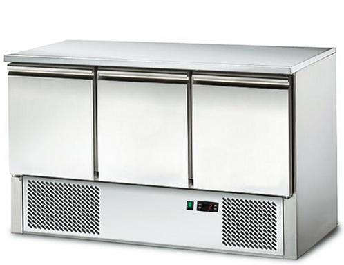 GGM Gastro | Koelwerkbank ECO - 1370x700mm - met 3 deuren |, Zakelijke goederen, Horeca | Meubilair en Inrichting, Verzenden