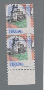 Italia Republiek 1980 - Castelli, variëteit van 1000 lire in, Gestempeld