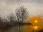 Gianmarco Serafini (XX-XXI) - Tramonto sul lago, Antiek en Kunst