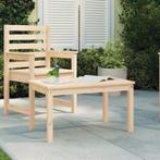 vidaXL Tuintafel 82,5x50,5x45 cm massief grenenhout, Tuin en Terras, Tuintafels, Verzenden, Nieuw