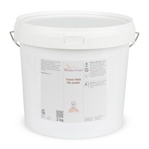 Beauty & Care Franse Witte Klei poeder 3 kg 3 kg.  new, Sieraden, Tassen en Uiterlijk, Uiterlijk | Lichaamsverzorging, Bad & Douche