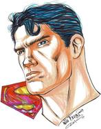 Will Torres - Superman - Original Drawing - Hand Signed, Nieuw