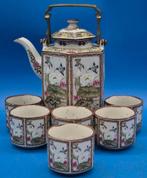 Teeservice – Asiatisches Dekor mit Vögeln und Lotusblüten –