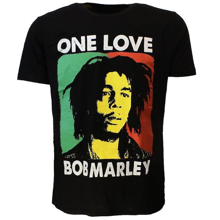 Bob Marley One Love Rasta T-Shirt - Officiële Merchandise, Kleding | Heren, T-shirts, Verzenden