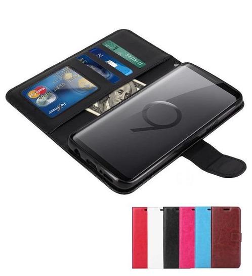 Galaxy S9 Plus Leren Portemonnee Hoesje Met Pasfotovakje, Telecommunicatie, Mobiele telefoons | Hoesjes en Frontjes | Samsung
