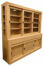 Buffetkast eiken- eiken Enschede 240cm, Ophalen of Verzenden, Nieuw