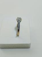 Zonder Minimumprijs - Ring - 9 kt. Geel goud Diamant, Nieuw