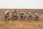 Beeldje - collezione animaletti (5) - Verzilverd, Antiek en Kunst