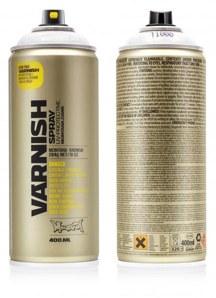 Montana Montana varnish spray 400 ml, hoogglans, t1000,, Doe-het-zelf en Verbouw, Verf, Beits en Lak, Nieuw, Verzenden