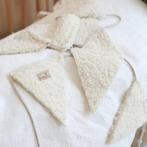 Handgemaakte vlaggenlijn van teddy stof in crème – warme., Kinderen en Baby's, Kinderkamer | Inrichting en Decoratie, Ophalen of Verzenden