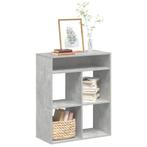 vidaXL Boekenkast 66x31x80 cm bewerkt hout betongrijs, Verzenden, Nieuw, Overige houtsoorten