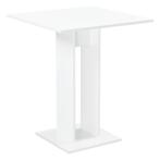 Design eettafel Lindesnes vierkant 65x65x78 cm wit hoogglans, Huis en Inrichting, Tafels | Eettafels, Verzenden, Nieuw