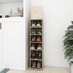 vidaXL Schoenenkast 27,5x27x102 cm bewerkt hout sonoma, Verzenden, Nieuw