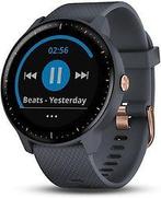 Garmin Vivoactive 3 Music 30,4 mm granietblauw met siliconen, Verzenden, Zo goed als nieuw
