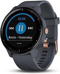 Garmin Vivoactive 3 Music 30,4 mm granietblauw met siliconen, Telecommunicatie, Overige Telecommunicatie, Zo goed als nieuw, Verzenden