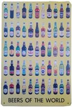 Beers of the world reclamebord, Nieuw, Verzenden