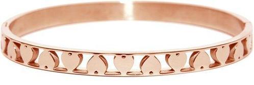 CO88 Collection Sense 8CB 90095 Stalen Bangle met Hartjes -, Sieraden, Tassen en Uiterlijk, Armbanden, Verzenden