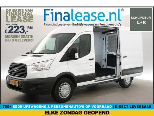 Ford Transit 350 2.0 TDCI L2H2 2xSchuifd Airco Cruise €223pm, Auto's, Bestelauto's, Lease, Handgeschakeld, Diesel, Ford, Wit, Verzenden