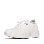 -8% FitFlop  FitFlop Super-q knit slip-on laced sneakers  ma, Kleding | Dames, Schoenen, Verzenden, Nieuw, Wit