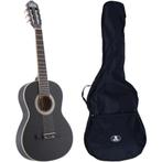 LaPaz C30BK klassieke gitaar 3/4-formaat zwart + gigbag, Muziek en Instrumenten, Verzenden, Nieuw