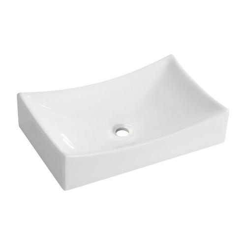 BWS Opzetwastafel Gaia Keramiek Geen Overloop 540x340x120mm, Doe-het-zelf en Verbouw, Sanitair, Overige typen, Nieuw, Ophalen of Verzenden