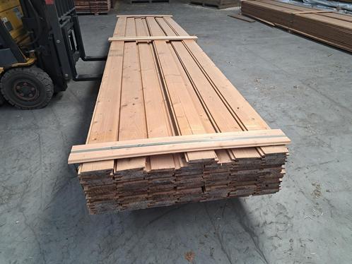 Goedkoop Vuren Thermowood Gevelbekleding Channelsiding, Doe-het-zelf en Verbouw, Hout en Planken, Vuren, 300 cm of meer, Minder dan 25 mm