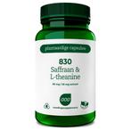 AOV 830 Saffraan & L-theanine 30 vegacapsules, Diversen, Verzenden